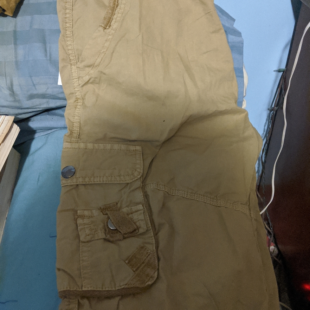 Light Tan Cargo Shorts